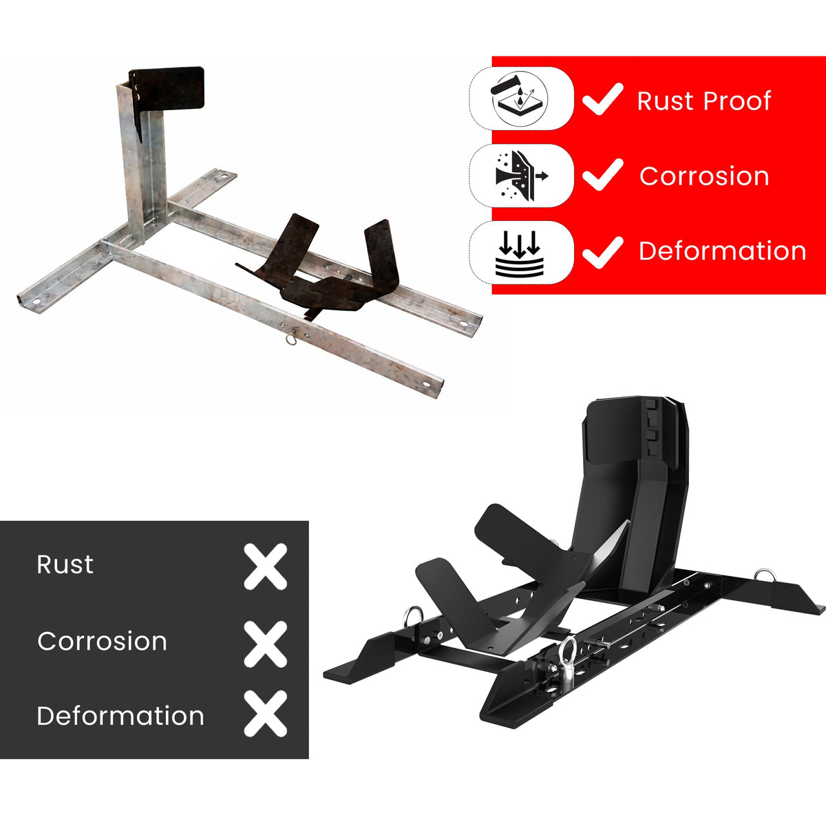 grand pitstop folded chock compact for easy storage and transport