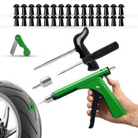 GRAND PITSTOP front packaging showing all kit components for fast roadside repairs