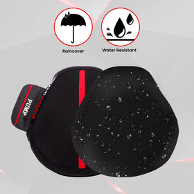 GRAND PITSTOP cushion in use on cruiser bike reducing road vibration