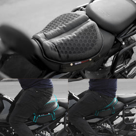 GRAND PITSTOP lifestyle image on open road demonstrating rider comfort