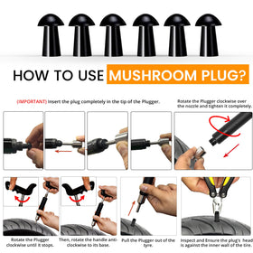 grand pitstop mushroom plugs closeup showing plug shape and secure seal