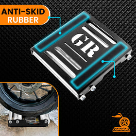 GRAND PITSTOP non-slip base detail providing traction and steady maintenance