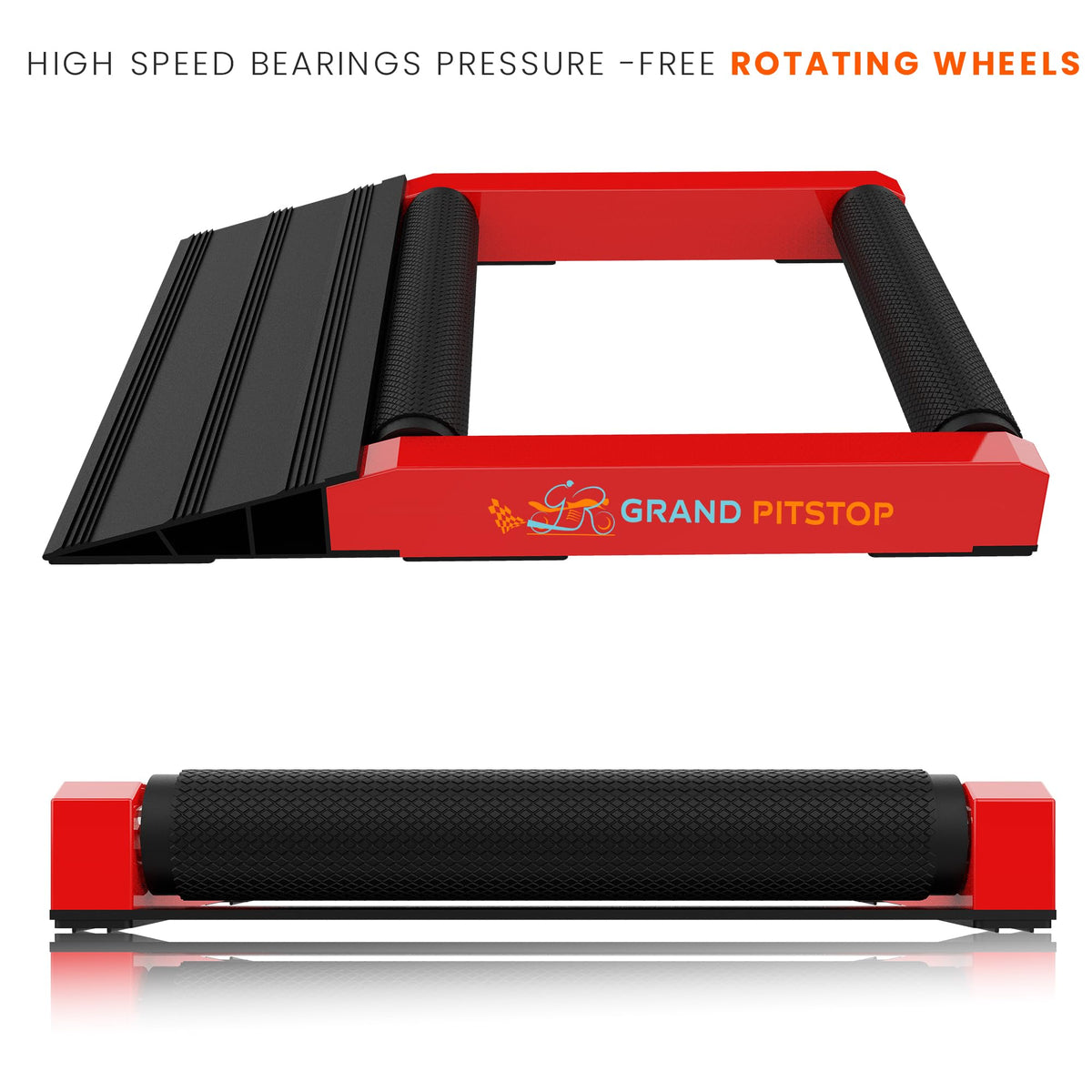 GRAND PITSTOP non-slip base detail providing steady maintenance benefit