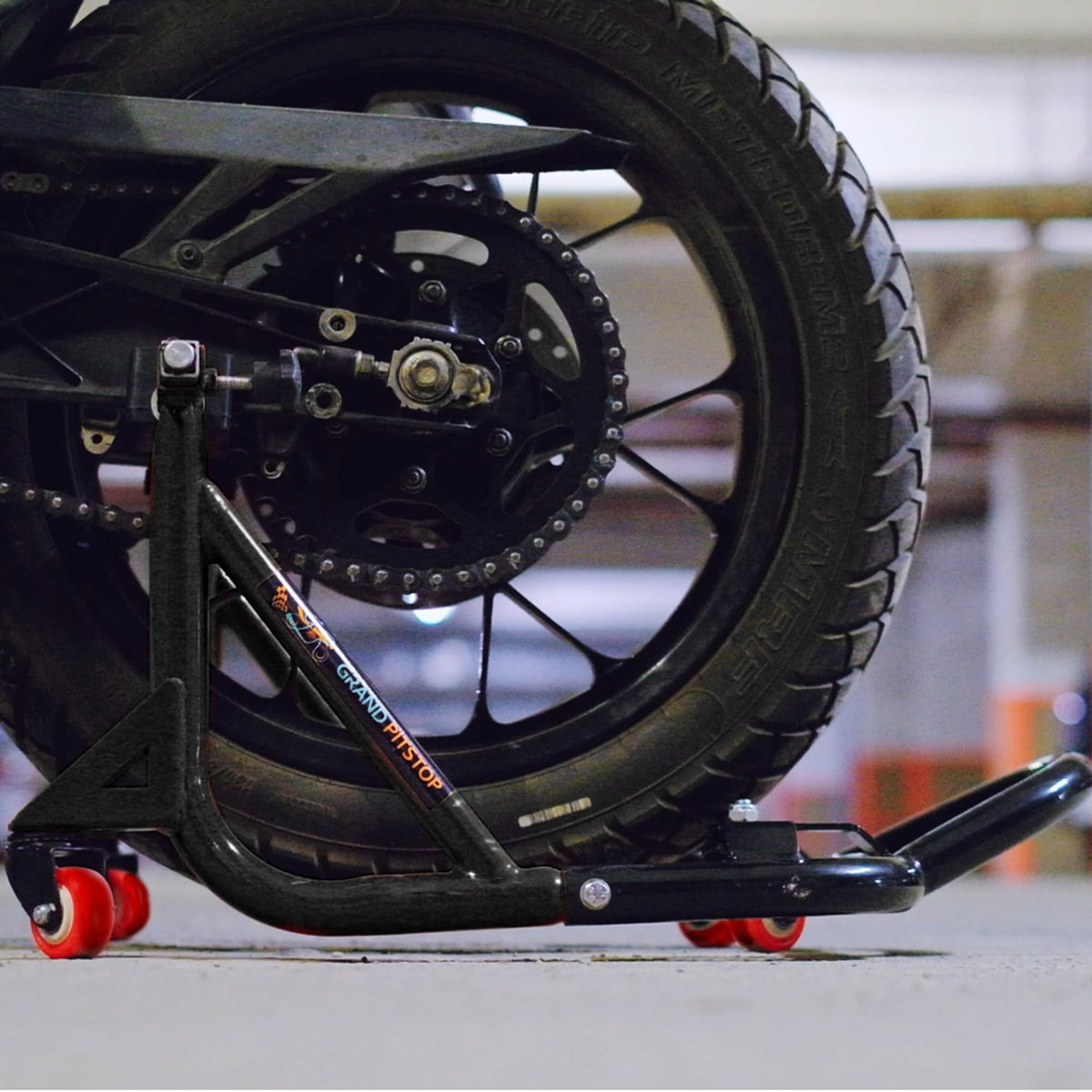 Grand Pitstop powder-coated finish close-up resisting rust and lasting longer benefit