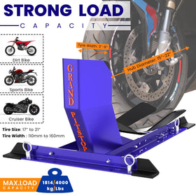 GRAND PITSTOP rubber pad close-up protecting tire and reducing slip