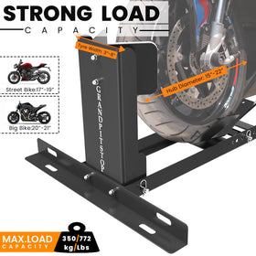 GRAND PITSTOP cruiser tire support attachment cradling wide tires for secure hold