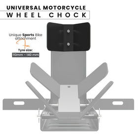 GRAND PITSTOP folded chock compact for easy storage and effortless transport