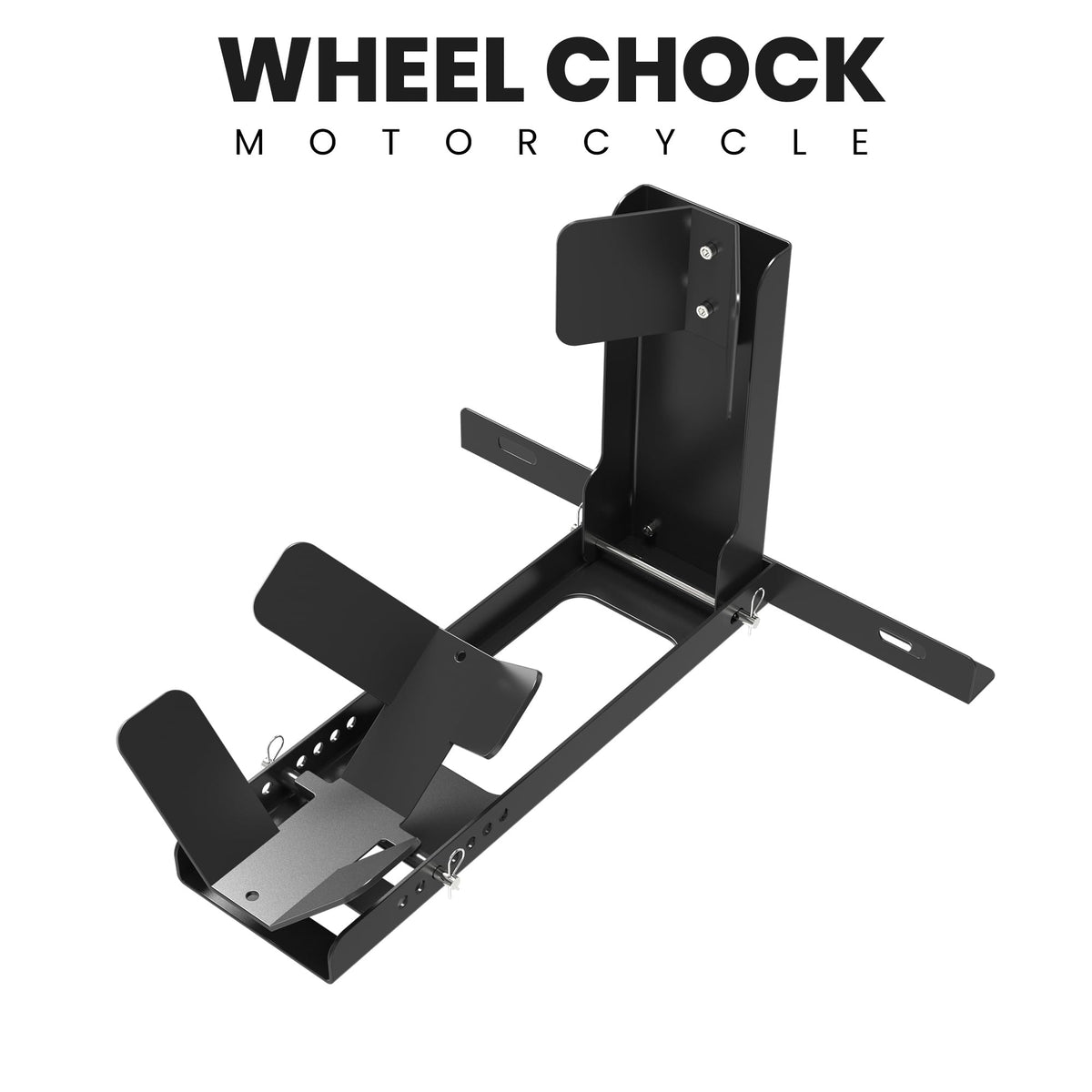 GRAND PITSTOP locking mechanism detail with pins for firm, reliable wheel retention