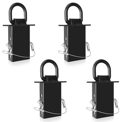 Grandroad Auto front view of 4-pack D-ring anchors showing durable hardware and benefits