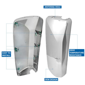 Grandroad Auto installed driver side mirror cover demonstrating secure fit benefit