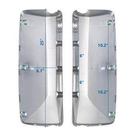 Grandroad Auto packaging with both mirror covers included for easy replacement