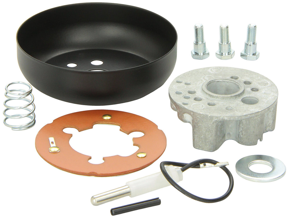 Grant 3162 close-up of die-cast hub and grade 5 bolts illustrating durable fit