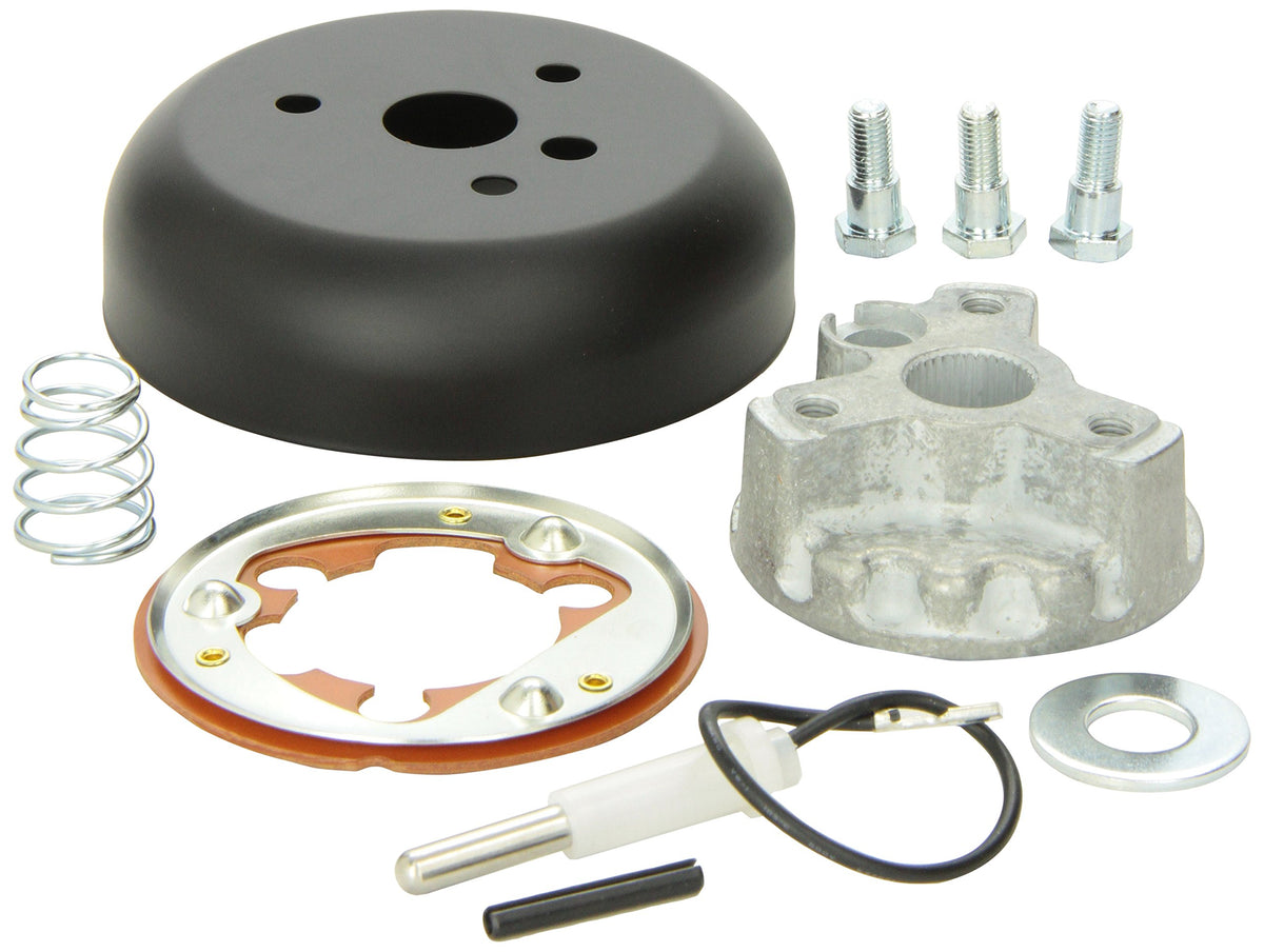 Grant 3162 front view showing hub, hardware and trim for easy installation