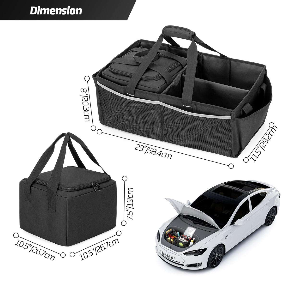 GRAOSO folded flat for compact storage and easy stowing when not needed