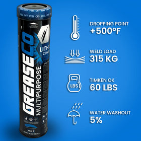 GREASECO grease texture smear showing consistency and high-temp stability
