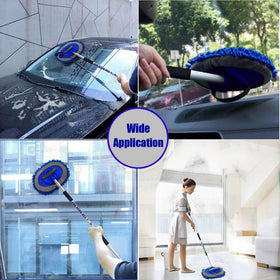 GreatCool two mop heads side-by-side emphasizing replaceable convenience