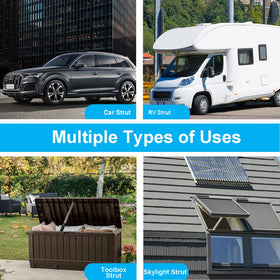 Greeily supporting aquarium canopy illustrating versatile household support use