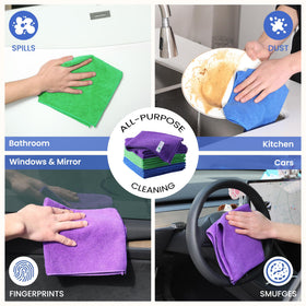 GREEN POMELO towels ready in washing machine for easy care
