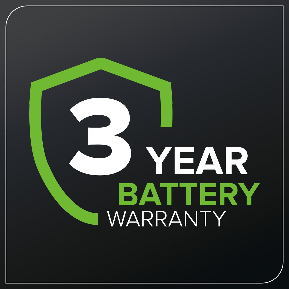 Greenworks battery on jobsite with tools highlighting dependable power