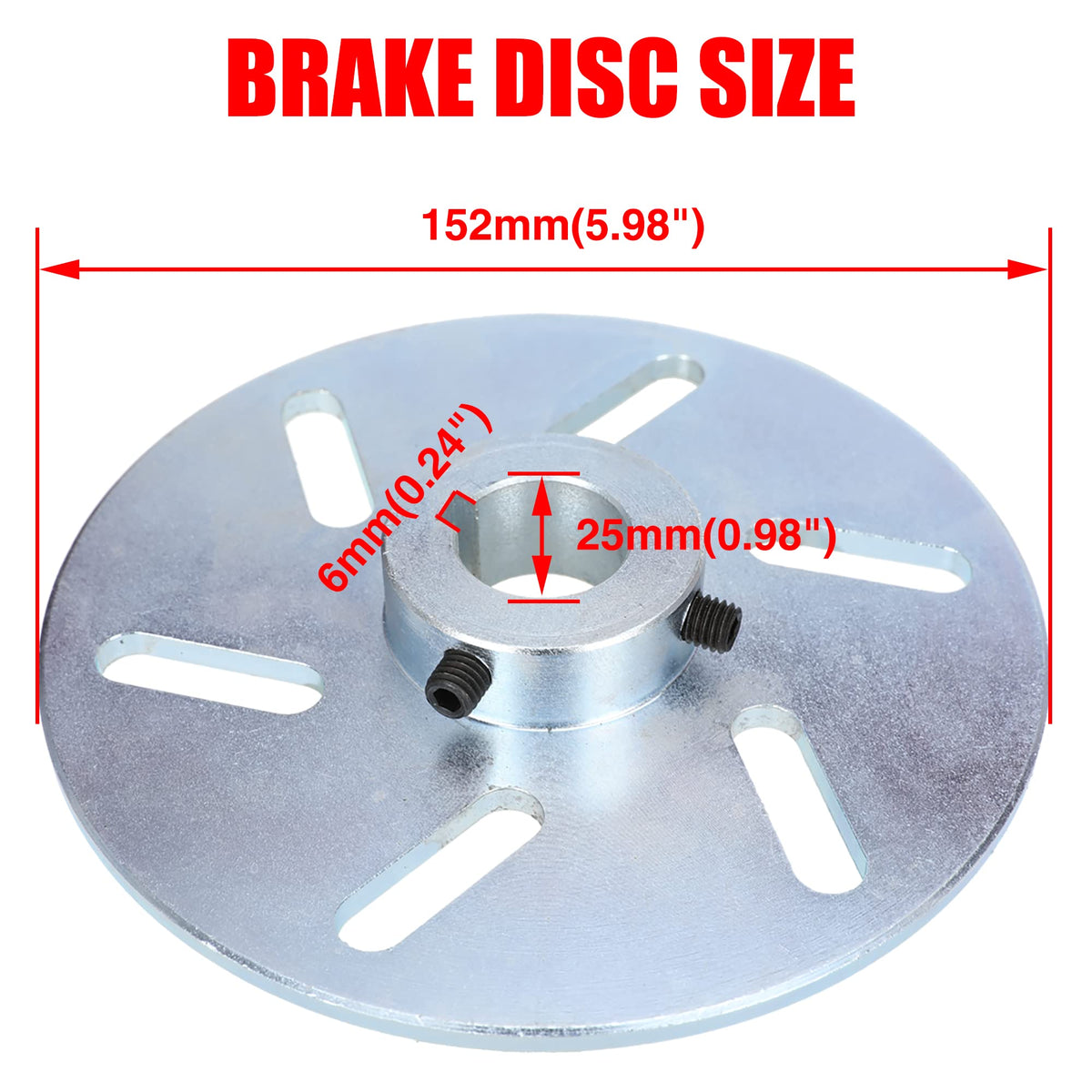 GREHUA brake arm positioning demonstrating reversible side mounting
