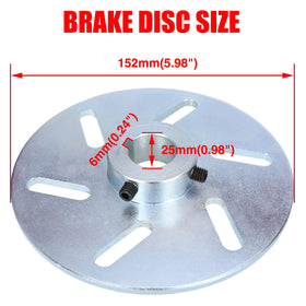 GREHUA brake arm positioning demonstrating reversible side mounting