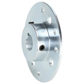 GREHUA brake drum alignment view showing hub paired with 4-inch brake drum for compatibility