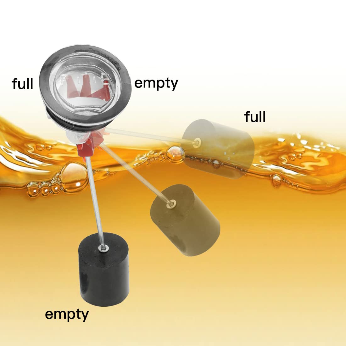 GREHUA threaded gas cap detail for easier installation and sealing benefit