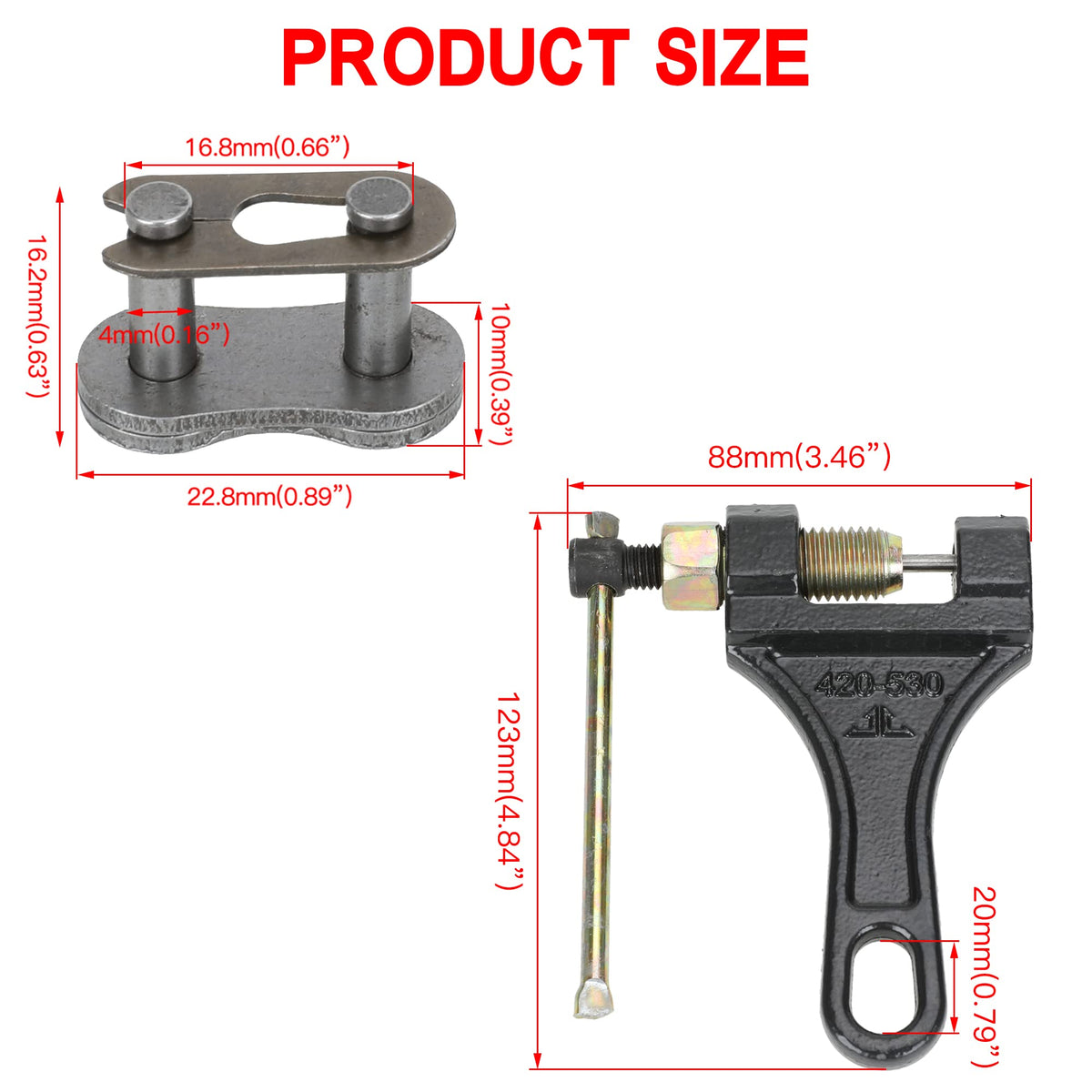 GREHUA chain laid beside ruler showing 90-link length for accurate sizing benefit