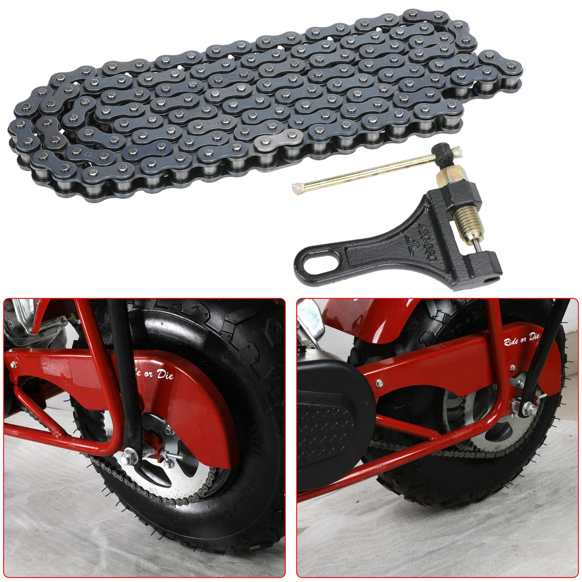 GREHUA pre-lubricated chain surface sheen protecting against initial wear benefit