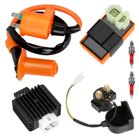GREHUA front packaging showing full ignition coil CDI kit and easy identification