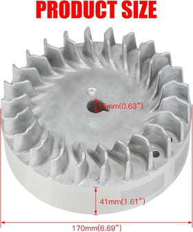 GREHUA flywheel package with spark plug and key for complete replacement kit