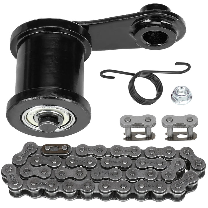 GREHUA front packaging kit showing chain and tensioner for quick identification and fit