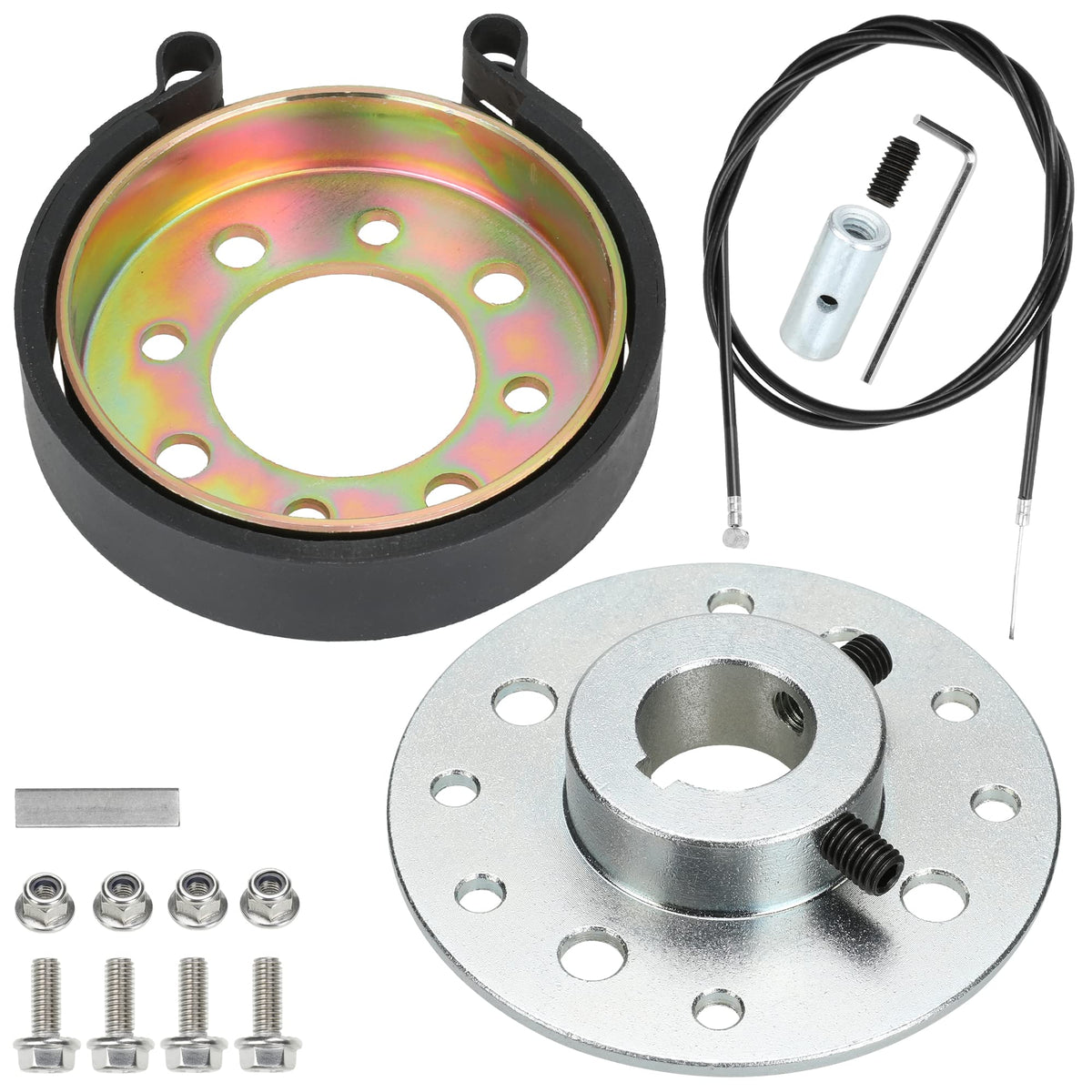 GREHUA front view brake drum showing robust construction and reliable stopping