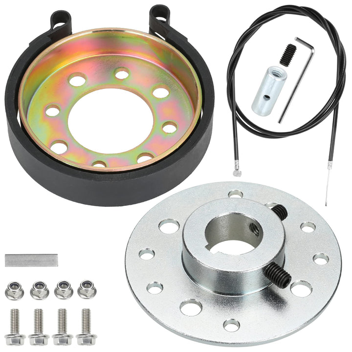 GREHUA front view brake drum showing robust construction and reliable stopping