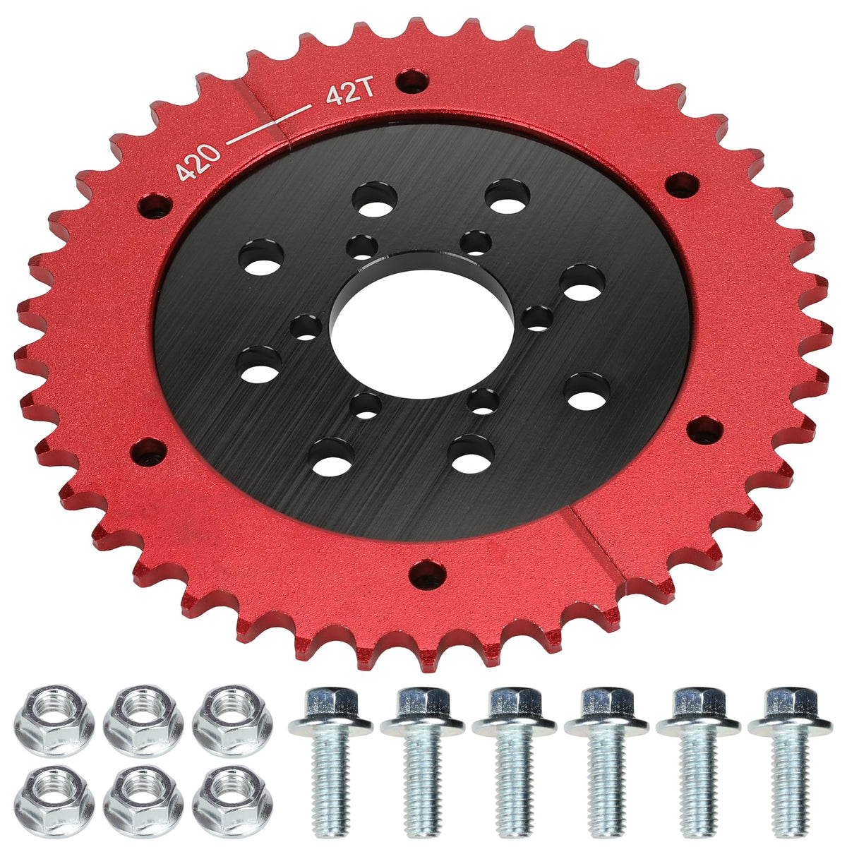 GREHUA front view sprocket hub showing complete kit and durable finish