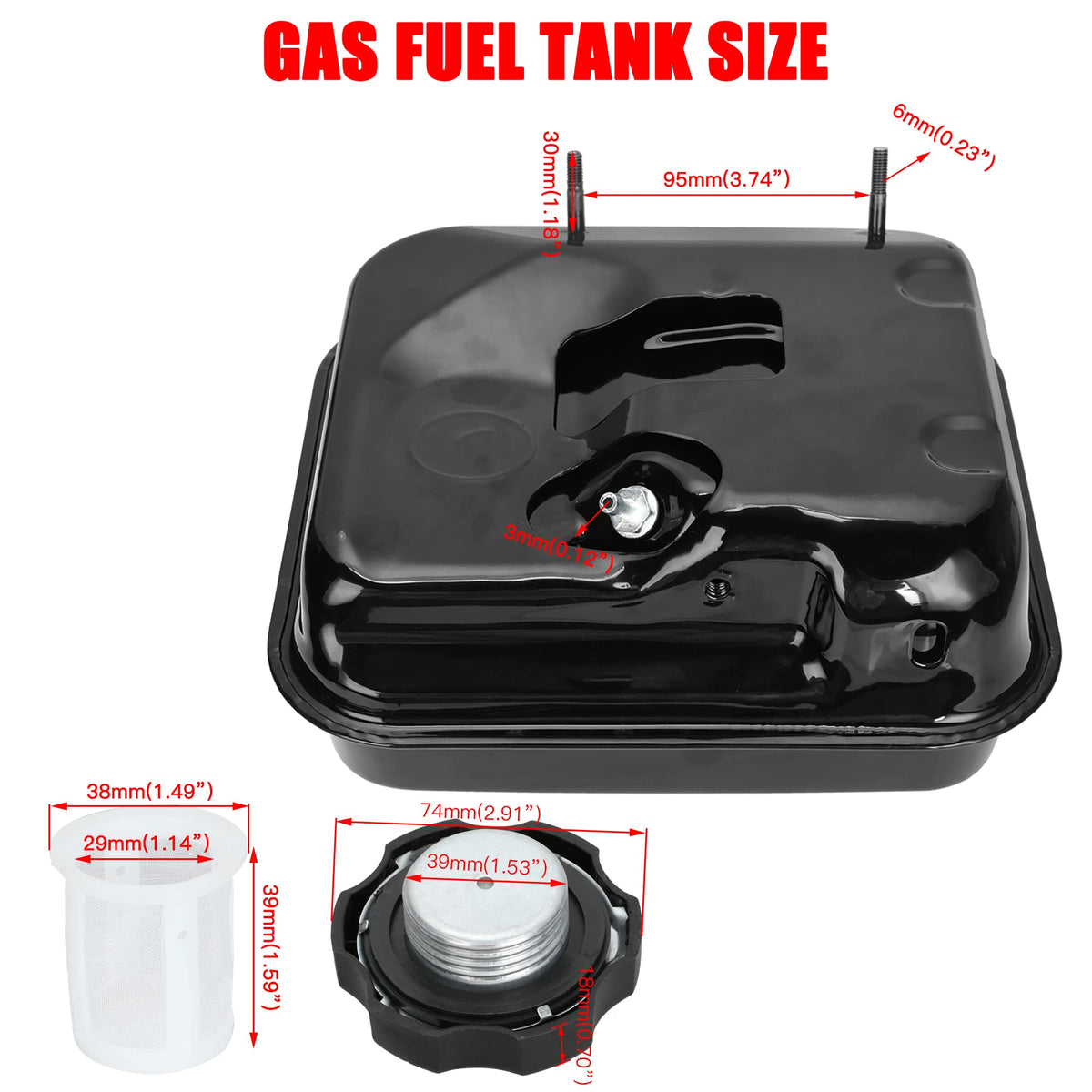 GREHUA fuel line and petcock detail for reliable fuel flow control benefit