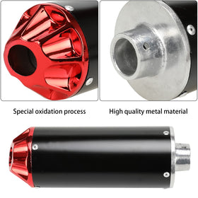 GREHUA full kit laid out with muffler, header, hardware and heat wrap benefit
