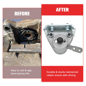 GREHUA included hardware laid out showing bolts, nuts and clevis for quick hookup