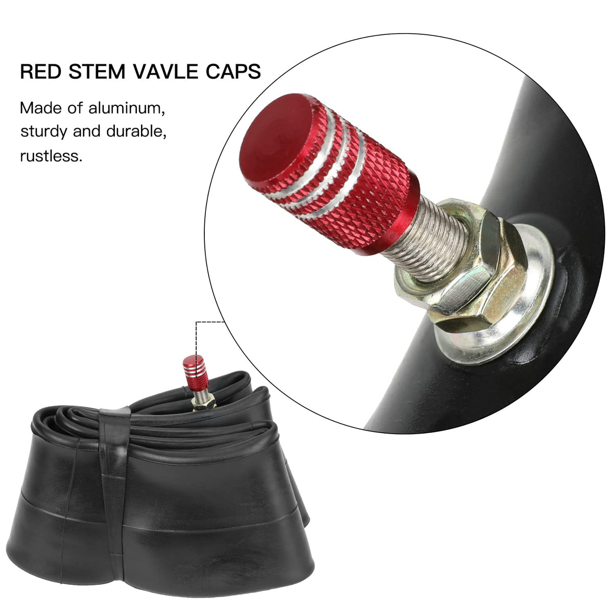 GREHUA inner tube detail demonstrating thick rubber for puncture resistance