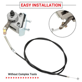 GREHUA cable installed on a go-kart demonstrating improved brake response