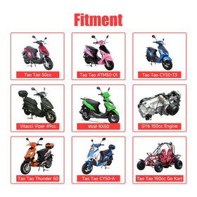 GREHUA kit installed in scooter engine bay demonstrating plug-and-play convenience