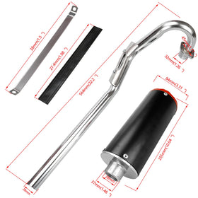 GREHUA length and dimensions against a ruler to confirm 28mm inlet and mounting fit benefit