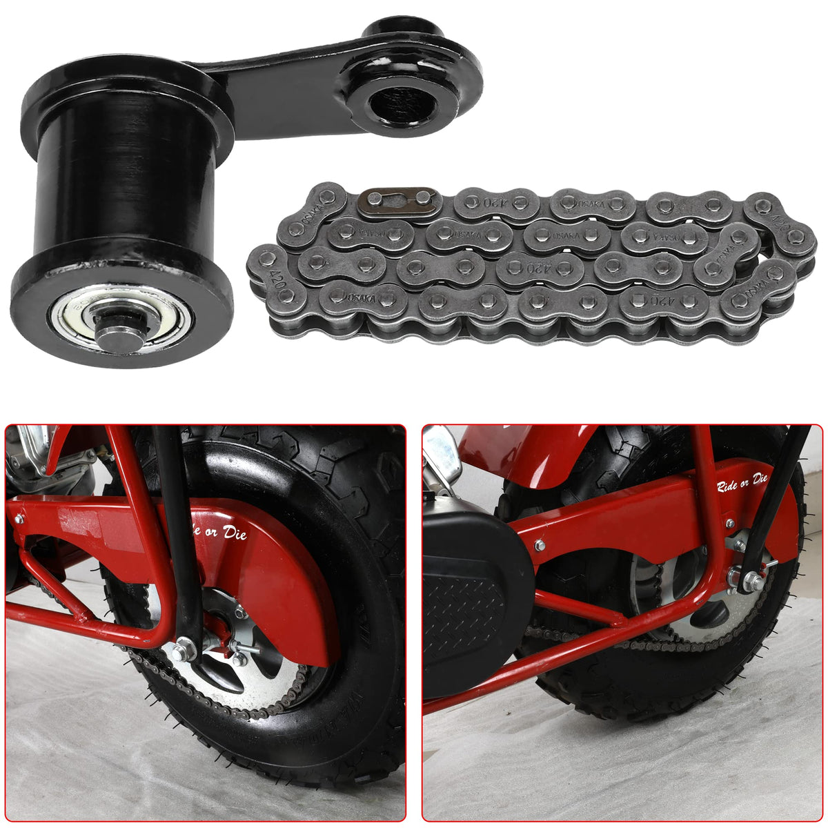 GREHUA master links with spring and nut included for fast secure chain installation