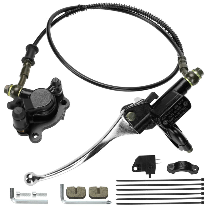 GREHUA front hydraulic brake assembly showing robust casting and fitment benefit
