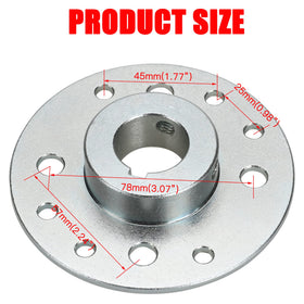 GREHUA mounted on 1-inch axle demonstrating fit on common kart axles