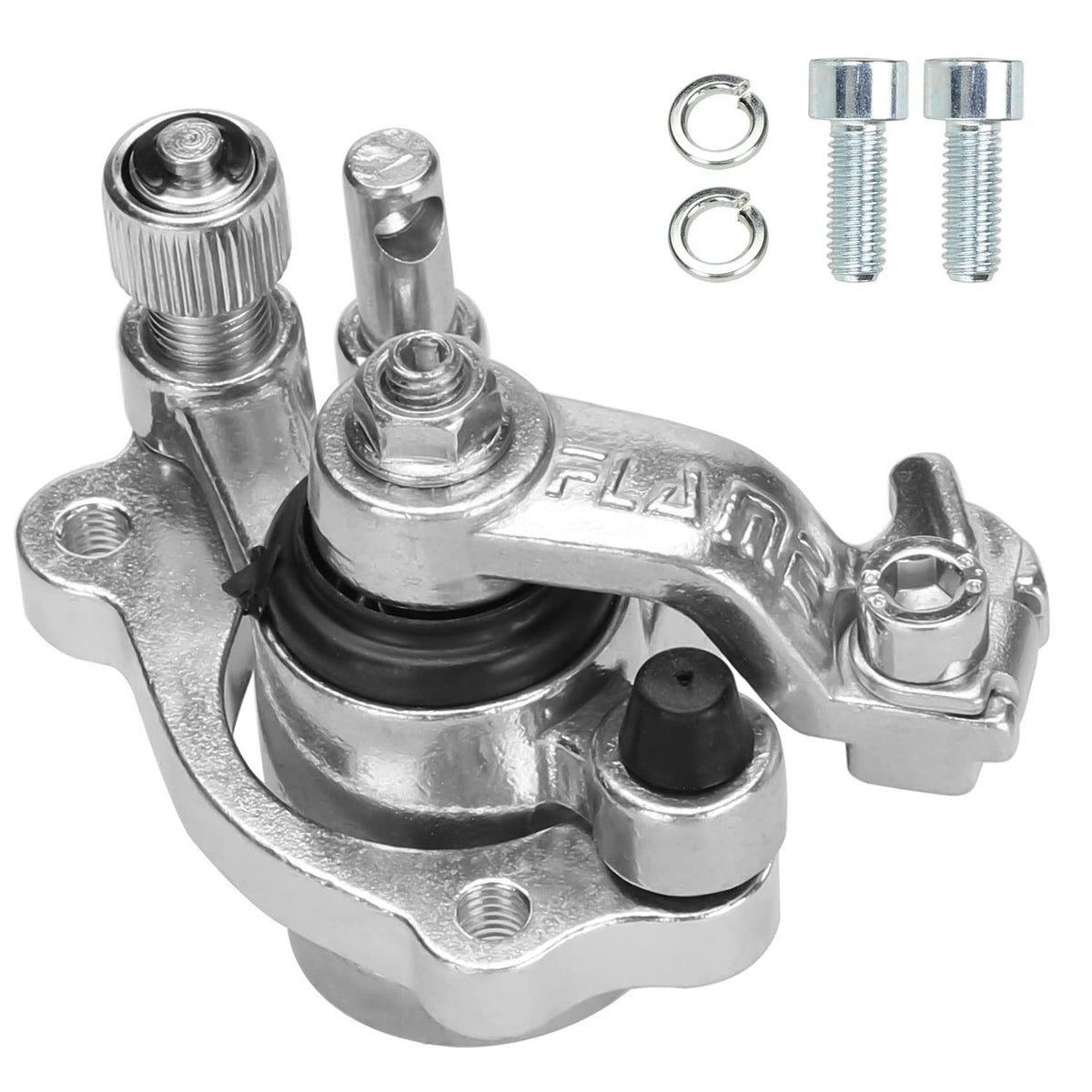 GREHUA rear caliper front view showing robust construction and reliable braking