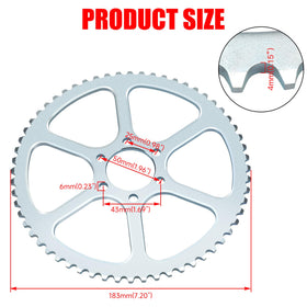 GREHUA detail of six mounting holes showing bolt circle and secure mounting benefit
