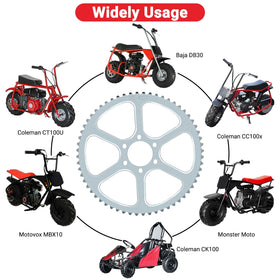GREHUA side profile showing sprocket thickness and robust construction for load capacity