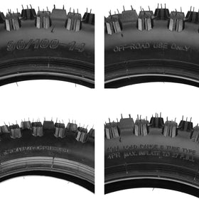 GREHUA tire on a muddy trail demonstrating grip and handling benefits