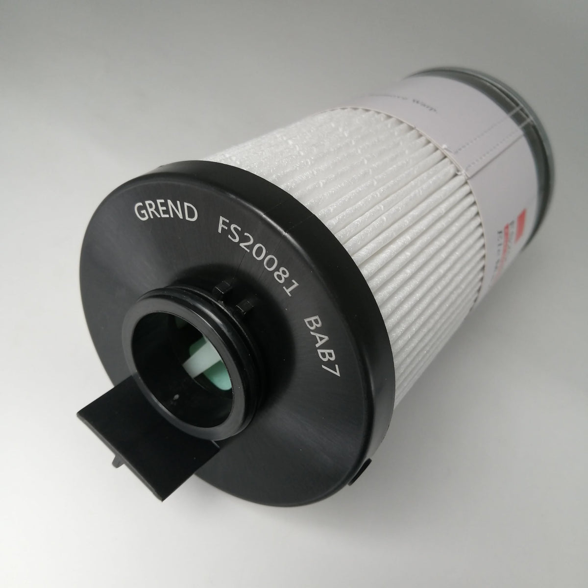 GREND close-up of filter media texture highlighting fine particle capture